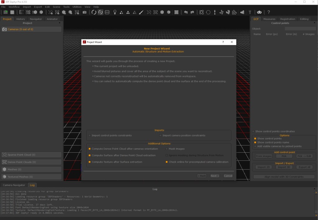 Photogrammetry Testing – 3DF Zephyr Pro [commercial software] – Prof ...