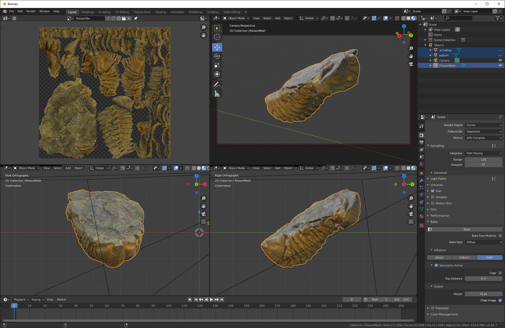 Transferring textures from two halves to a whole (using Blender) – Prof ...