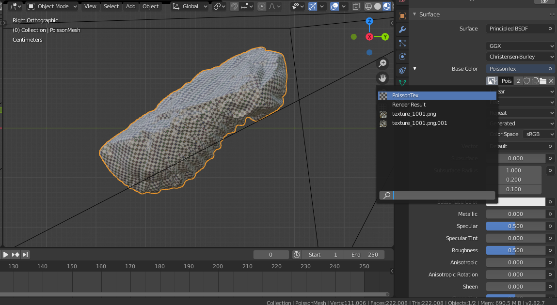 Transferring textures from two halves to a whole (using Blender) – Prof ...
