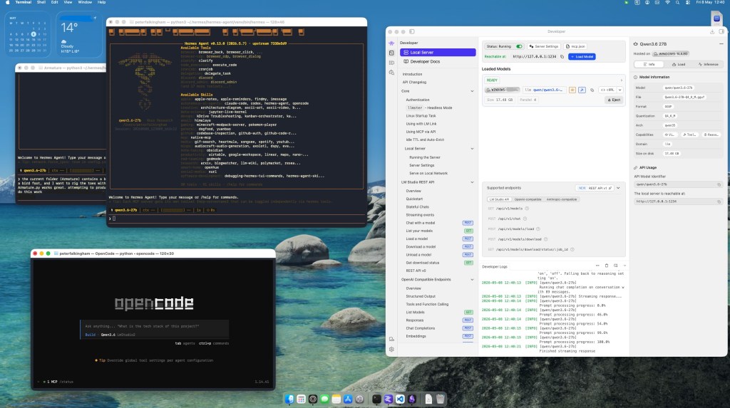 Getting Local AI Working for Me: LM Studio, OpenCode, and Hermes – Prof ...